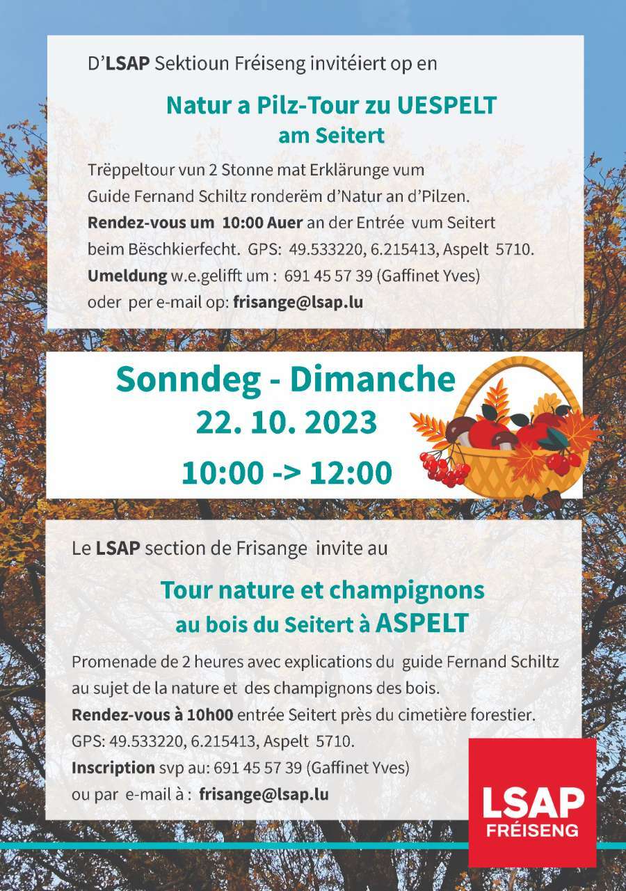 Natur a Pilz-Tour zu Uespelt